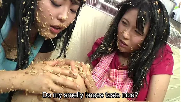 Caliente Subtitulado extrema japonés natto sploshing lesbianas tubo total