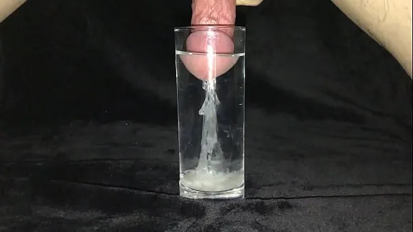 Hotová trubka celkem Cumshot in a Glass of Water 2