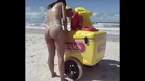 हॉट Fiestacasaldf: Micro bikini wife buying popsicles कुल ट्यूब