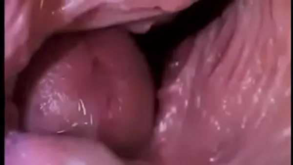 Quente Dick dentro de uma vagina tubo total