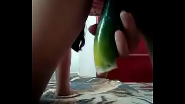 Masturbating With Cucumber إجمالي الأنبوبة الساخنة