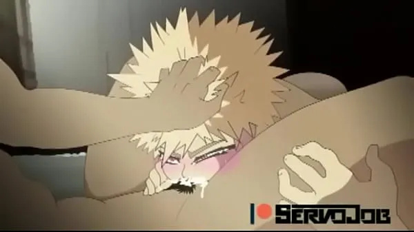 Hot Bakugou doing a blowjob συνολικός σωλήνας