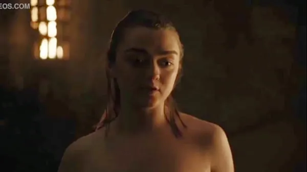Maisie Williams/Arya Stark Hot Scene-Game Of Thrones Jumlah Tiub Panas