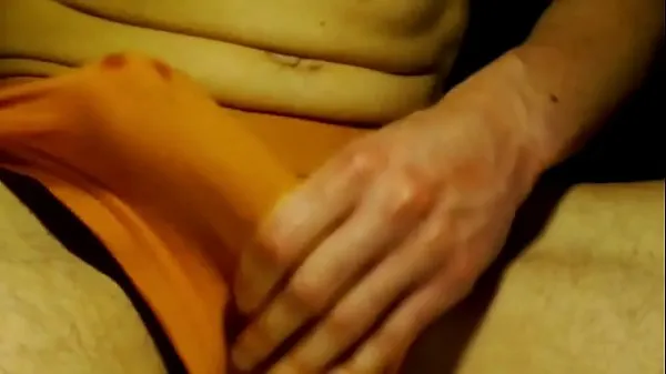 Gorąca Horny and masturbating in my sexy orange undies całkowita rura