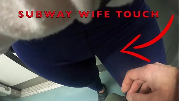 Hotová trubka celkem My Wife Let Older Unknown Man to Touch her Pussy Lips Over her Spandex Leggings in Subway
