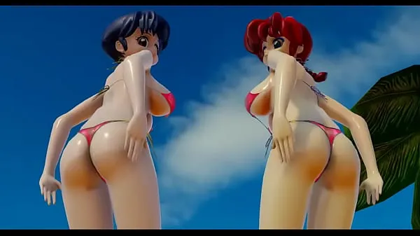 Hot Ranma & Akane in MMD συνολικός σωλήνας