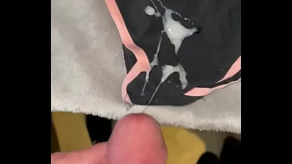 Ống Cum on used small panties tổng nóng