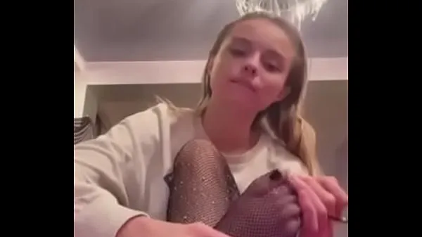 Hotová trubka celkem Feet in tights 9