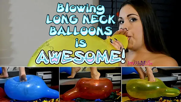 Ống Blowing LONG NECK BALLOONS is so hot - Preview - From the Creator ImMeganLive MeganLive IML Productions IMLProd tổng nóng