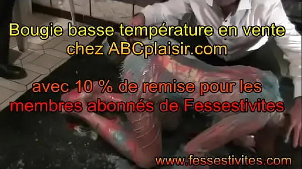 Chaud Bougie BDSM basse température Tube total