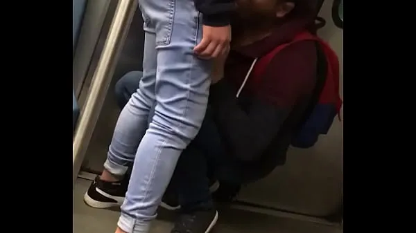 Quente Boquete no metrô tubo total