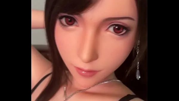 Hot FF7 Remake Tifa Lockhart Sex Doll Super Realistic Silicone teljes cső