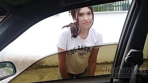 Hot I meet my neighbor on the street and give her a ride, unexpected ending i alt Tube