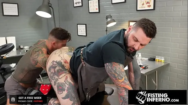 Hot Beefy Tattooer Rosebuded By Jock Fist - Teddy Bryce, Archer Croft - FistingInferno total Tube