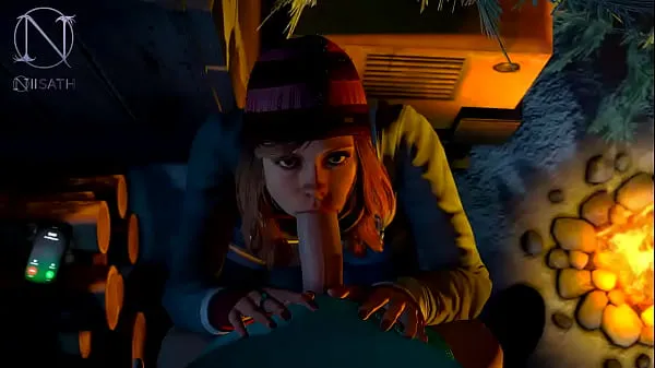 Ashley Brows sucking friends dick in the cold (Until Dawn parody by Niisath إجمالي الأنبوبة الساخنة